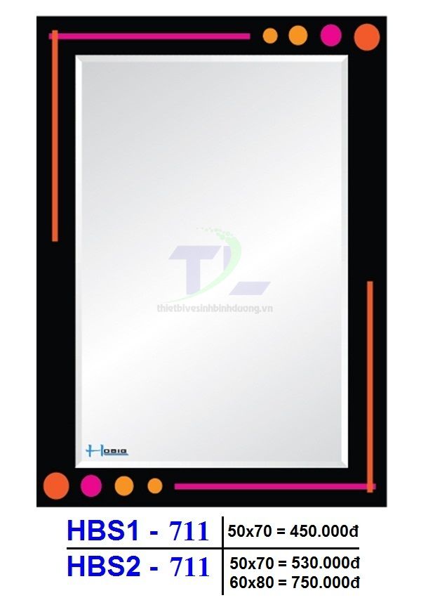 Gương soi phòng tắm HOBIG HBS1-711